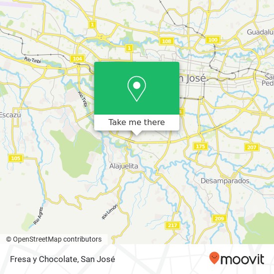 Fresa y Chocolate map