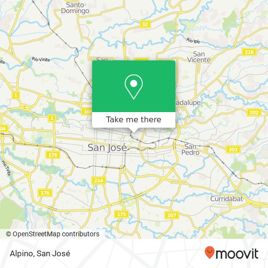 Alpino map