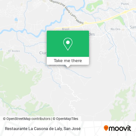 Restaurante La Casona de Laly map