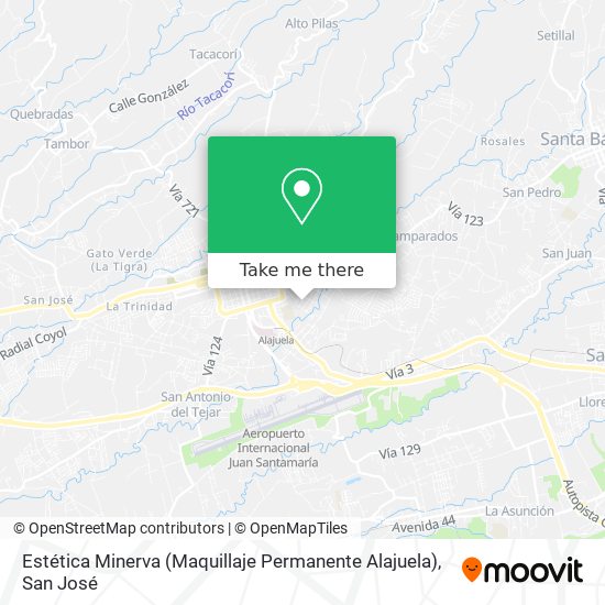 Estética Minerva (Maquillaje Permanente Alajuela) map