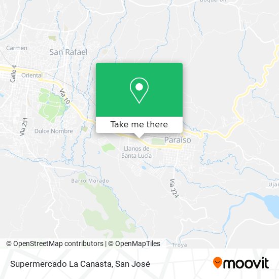 Supermercado La Canasta map