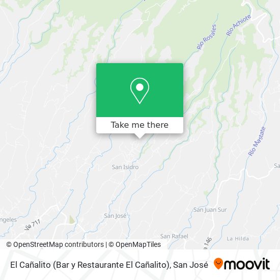 Mapa de El Cañalito (Bar y Restaurante El Cañalito)