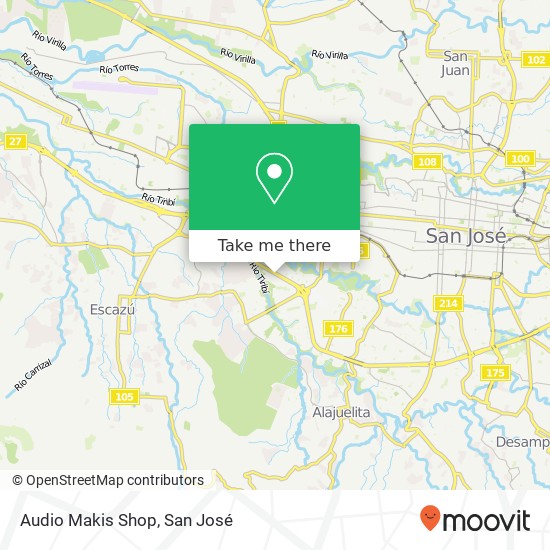 Audio Makis Shop map