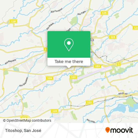 Titoshop map