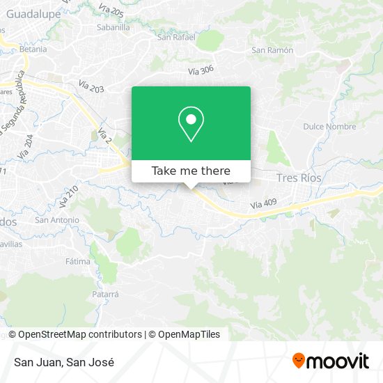 Mapa de San Juan