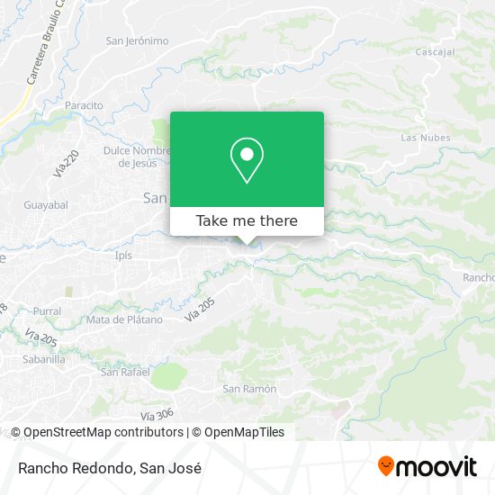Mapa de Rancho Redondo
