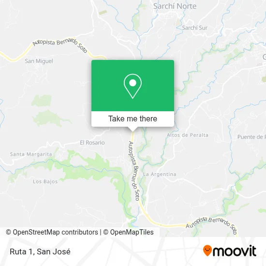 Ruta 1 map