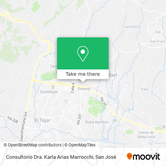 Consultorio Dra. Karla Arias Marrocchi map