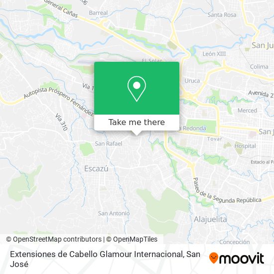 Extensiones de Cabello Glamour Internacional map