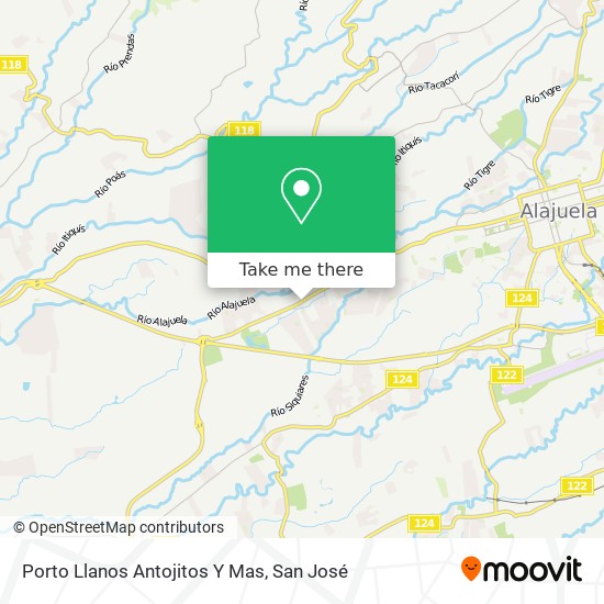 Porto Llanos Antojitos Y Mas map