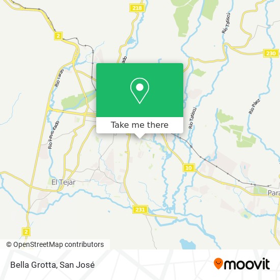 Bella Grotta map