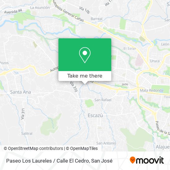 Paseo Los Laureles / Calle El Cedro map