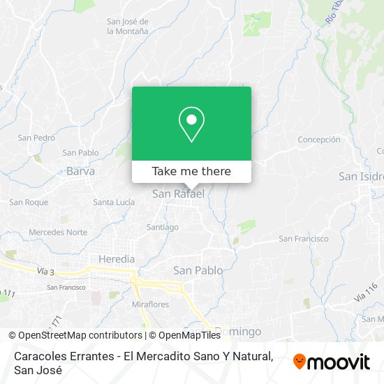 Mapa de Caracoles Errantes - El Mercadito Sano Y Natural