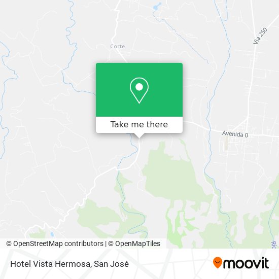Mapa de Hotel Vista Hermosa