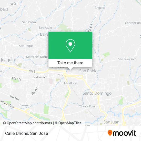 Calle Uriche map