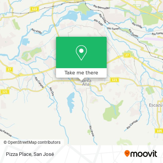 Mapa de Pizza Place