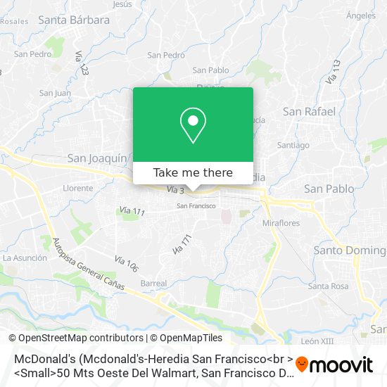 McDonald's map