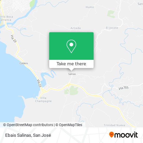 Mapa de Ebais Salinas