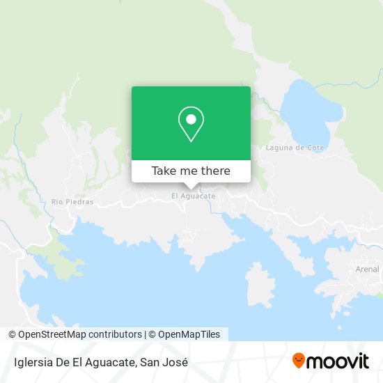 Iglersia De El Aguacate map
