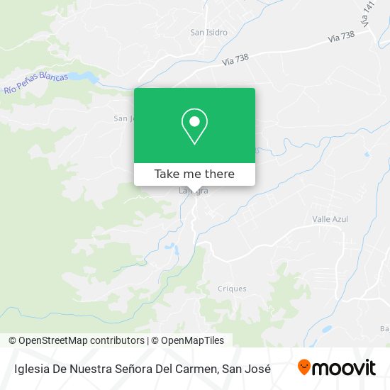 Mapa de Iglesia De Nuestra Señora Del Carmen