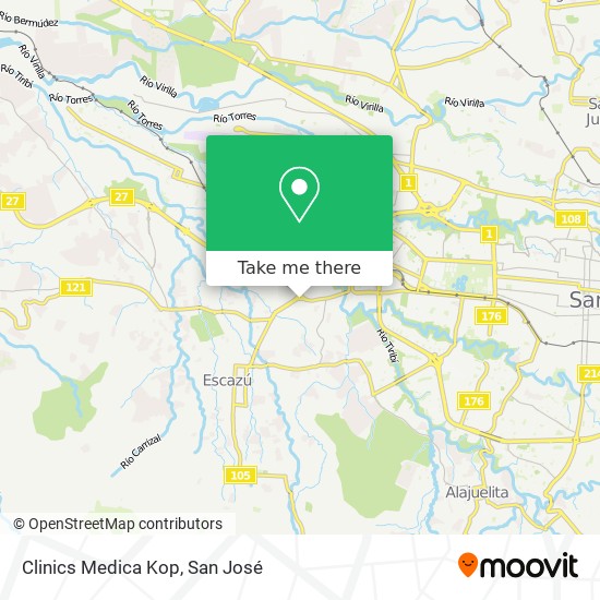 Clinics Medica Kop map