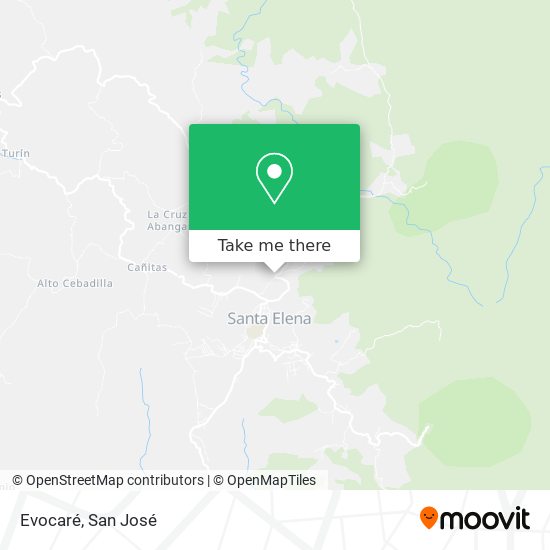 Mapa de Evocaré
