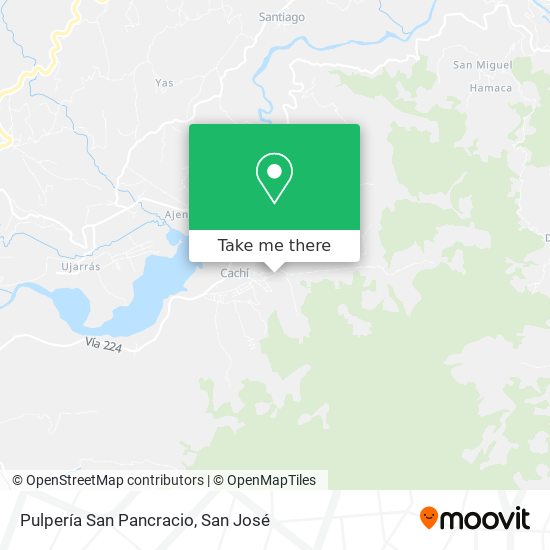 Mapa de Pulpería San Pancracio
