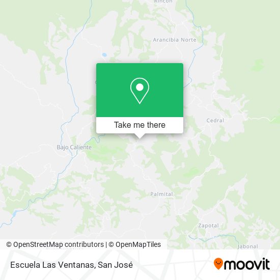 Mapa de Escuela Las Ventanas