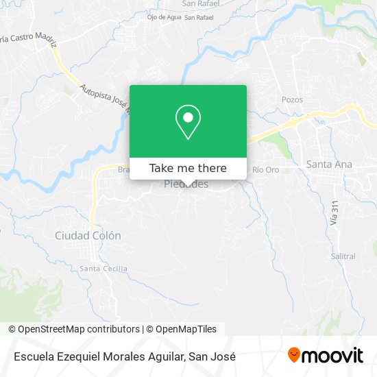 Escuela Ezequiel Morales Aguilar map