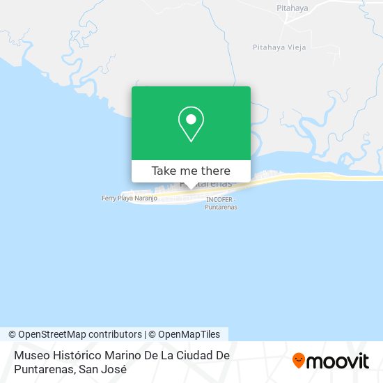 Museo Histórico Marino De La Ciudad De Puntarenas map