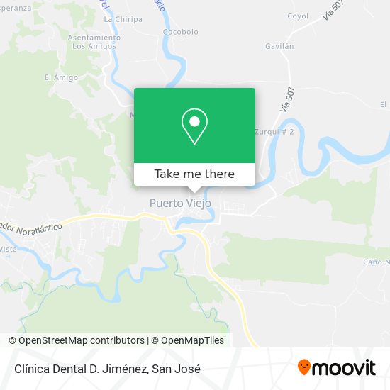 Mapa de Clínica Dental D. Jiménez