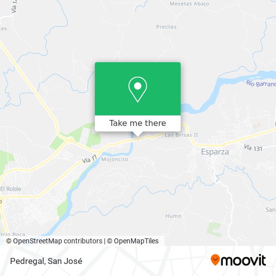 Mapa de Pedregal