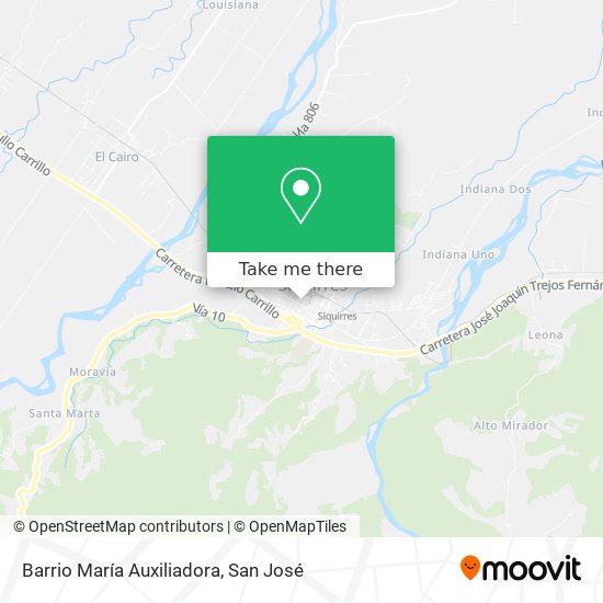 Barrio María Auxiliadora map