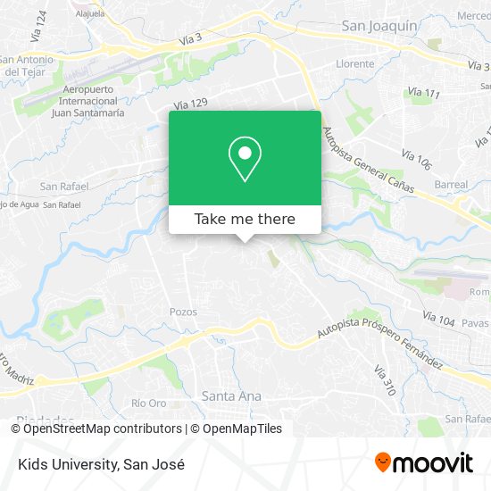 Kids University map