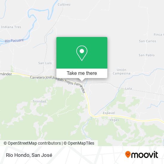 Mapa de Río Hondo