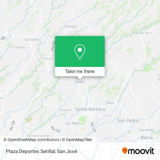 Plaza Deportes Setillal map