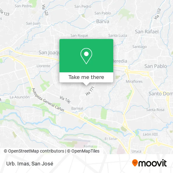 Urb. Imas map