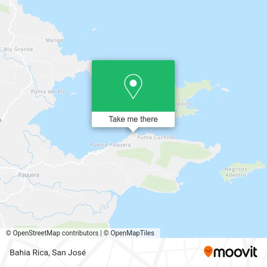 Bahia Rica map