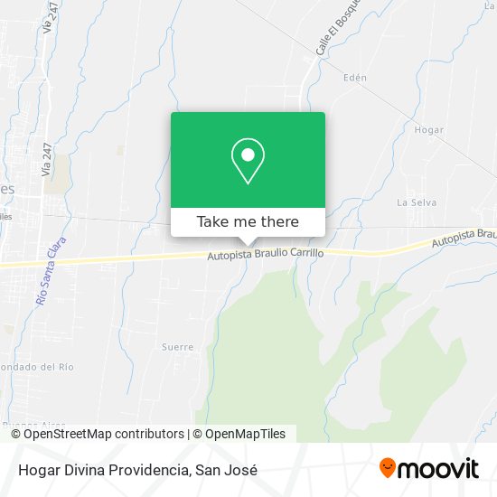 Hogar Divina Providencia map