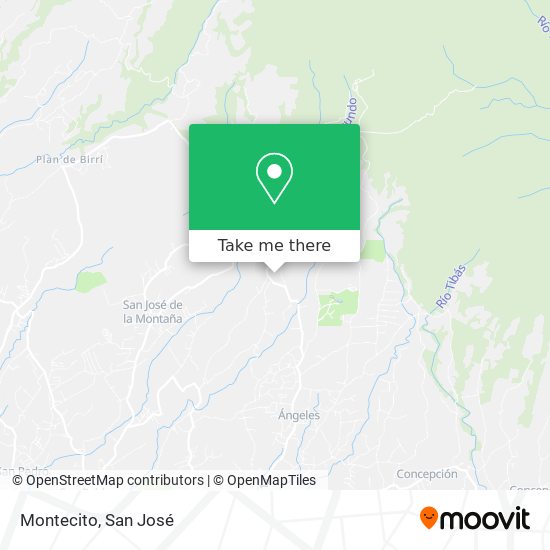 Mapa de Montecito