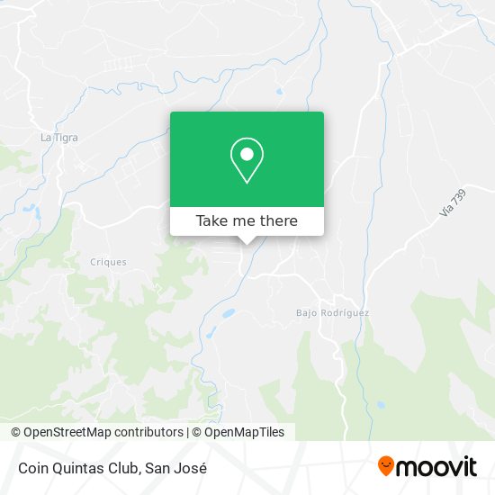 Mapa de Coin Quintas Club