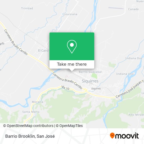 Mapa de Barrio Brooklin