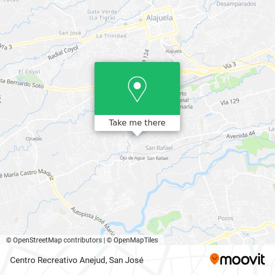 Centro Recreativo Anejud map
