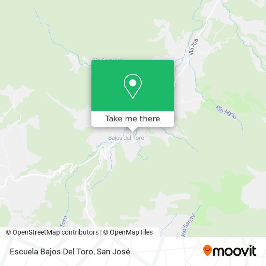 Mapa de Escuela Bajos Del Toro