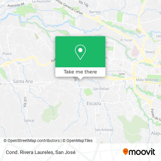Cond. Rivera Laureles map