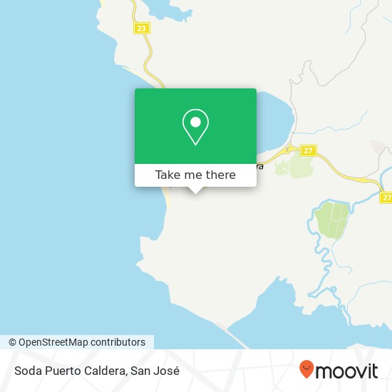 Soda Puerto Caldera map