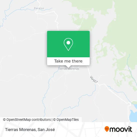 Tierras Morenas map
