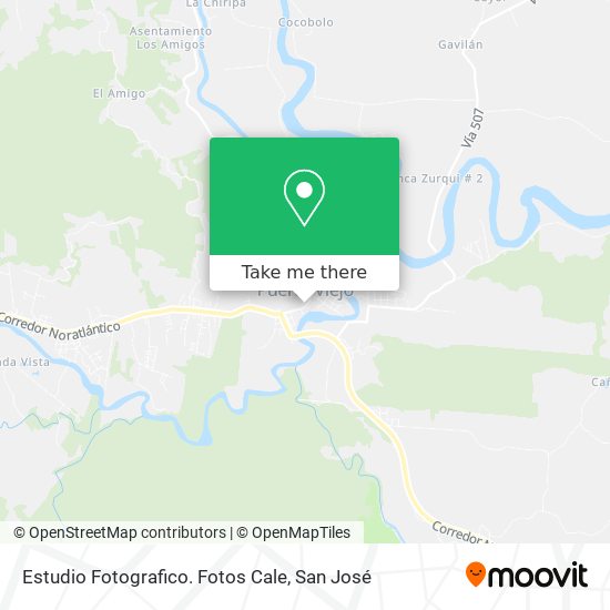 Mapa de Estudio Fotografico. Fotos Cale