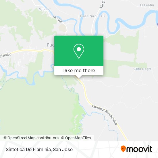 Sintética De Flaminia map