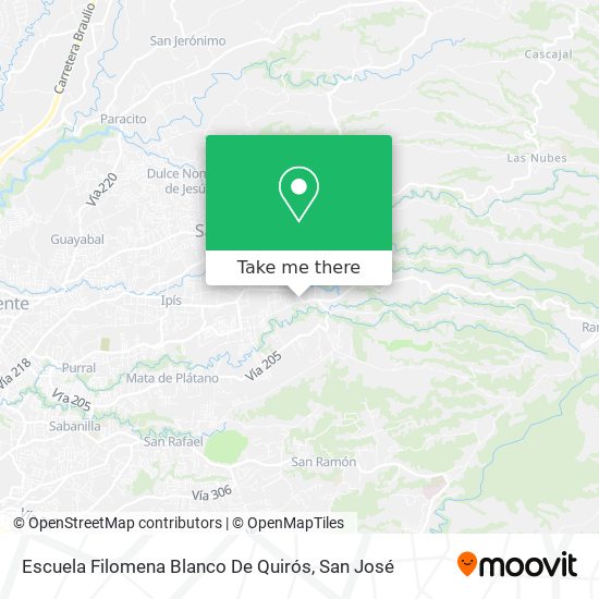 Escuela Filomena Blanco De Quirós map